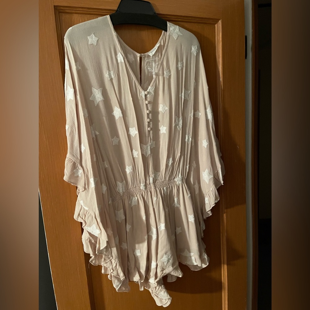 Long sleeve star romper